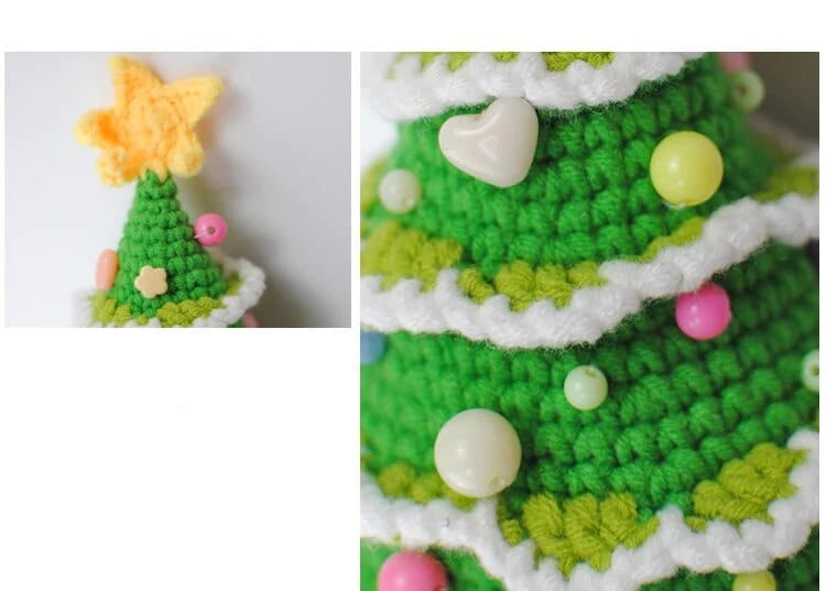 Handmade Crochet Christmas Tree Blackbrdstore