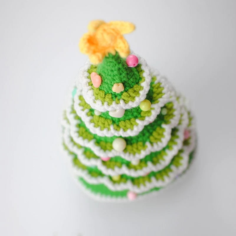 Handmade Crochet Christmas Tree Blackbrdstore