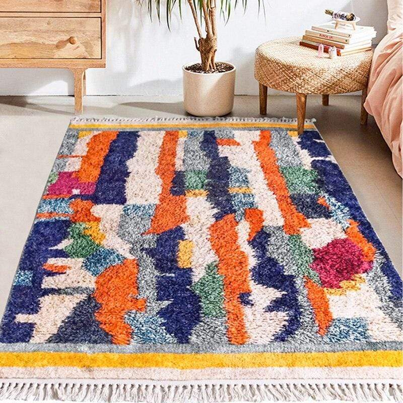 Handmade Ethnic Style Carpet Blackbrdstore