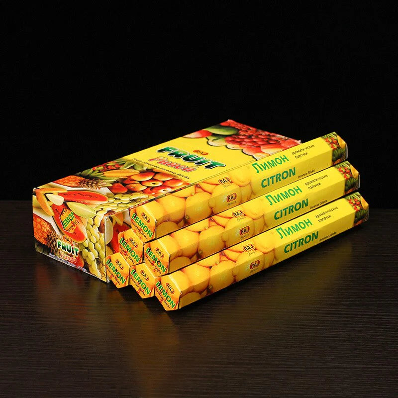 Handmade Lemon Incense Sticks Blackbrdstore