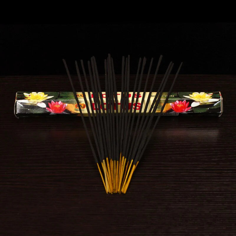 Handmade Lotus Incense Sticks Blackbrdstore