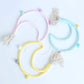 Handmade Moon Ornament with Tassels Blackbrdstore
