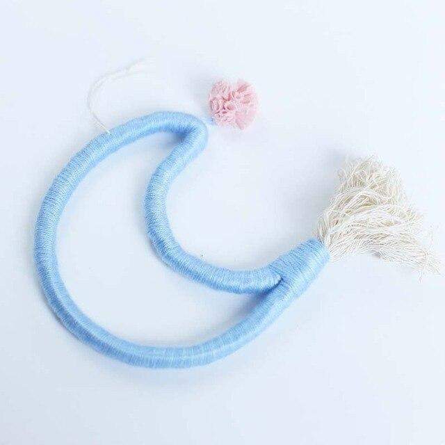 Handmade Moon Ornament with Tassels Blackbrdstore