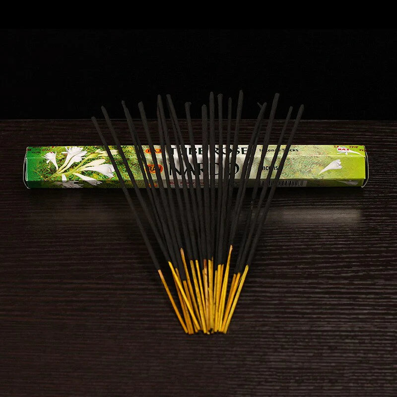 Handmade TubeRose Incense Sticks Blackbrdstore