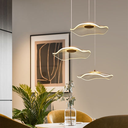 Lotus Disc Chandelier