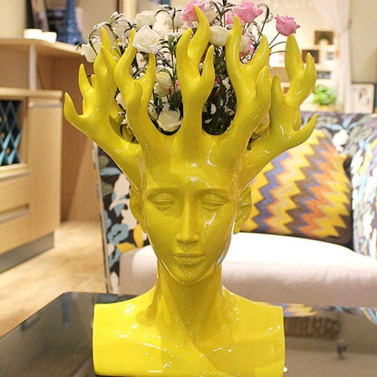 Head Branches Vase Blackbrdstore