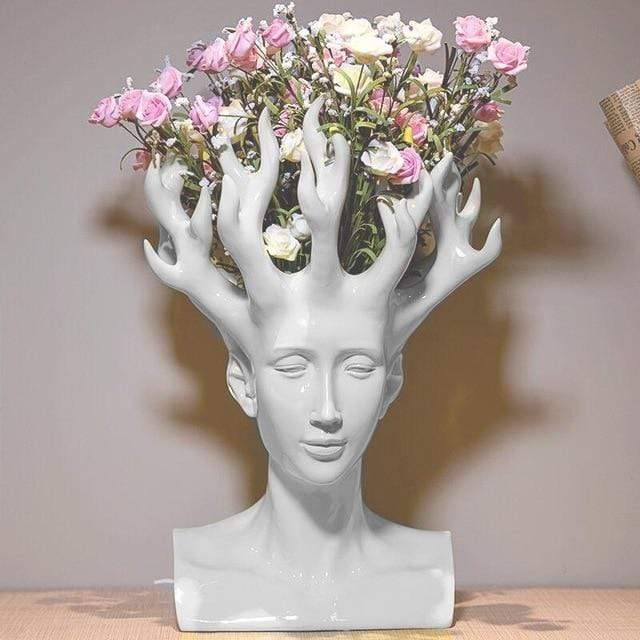 Head Branches Vase Blackbrdstore