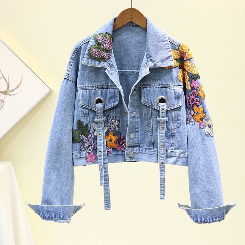 Hermione Denim Jacket - Blackbrdstore