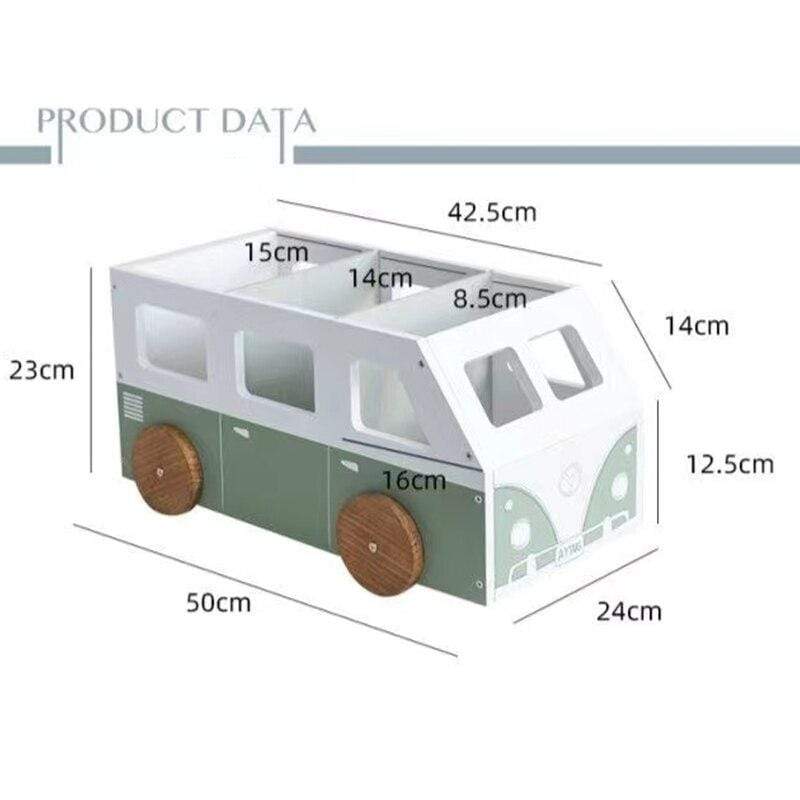 Hippie Van Book Storage Rack Blackbrdstore
