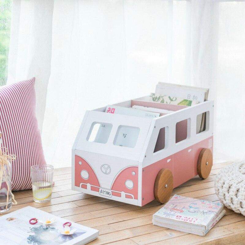 Hippie Van Book Storage Rack Blackbrdstore