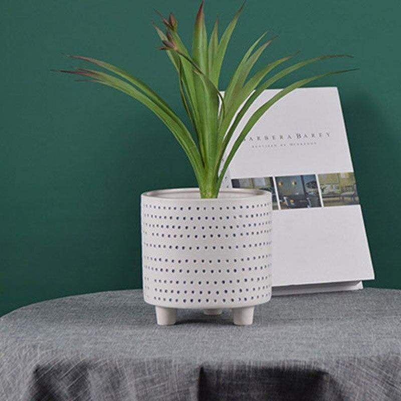 Hollow Round Flowerpot Blackbrdstore