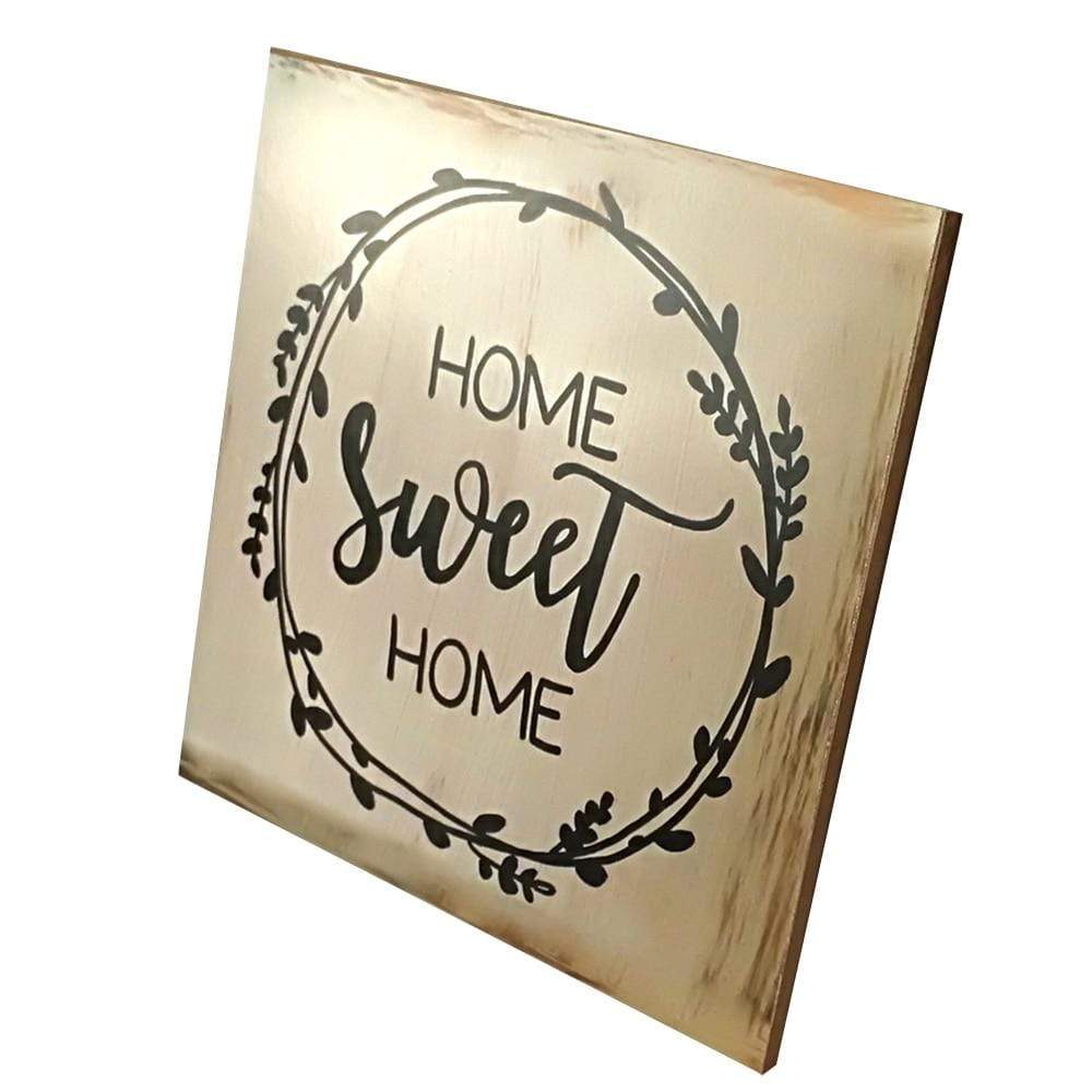 Home Sweet Home Sign Plaque Blackbrdstore