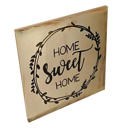 Home Sweet Home Sign Plaque Blackbrdstore