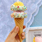 Ice Cream Cone Scented Candle Blackbrdstore