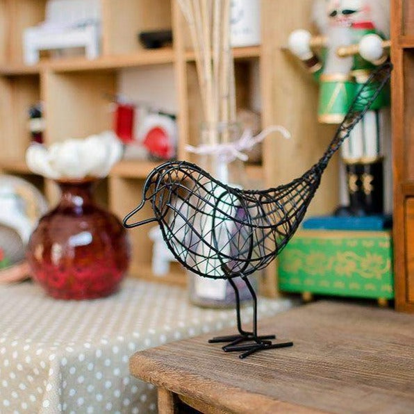 Iron Bird Decor Figurines Blackbrdstore