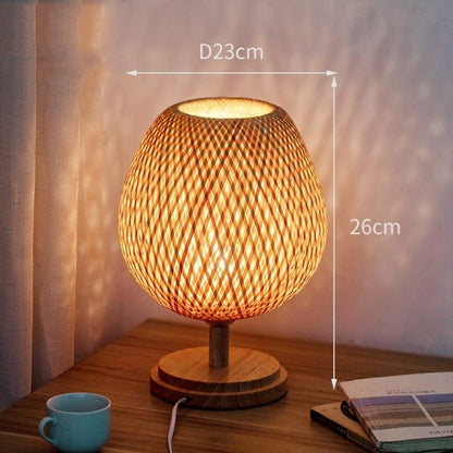 Kooi Bamboo Table Lamp Blackbrdstore