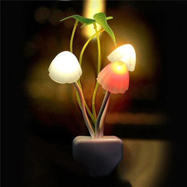 LED Mushroom Wall Light Blackbrdstore