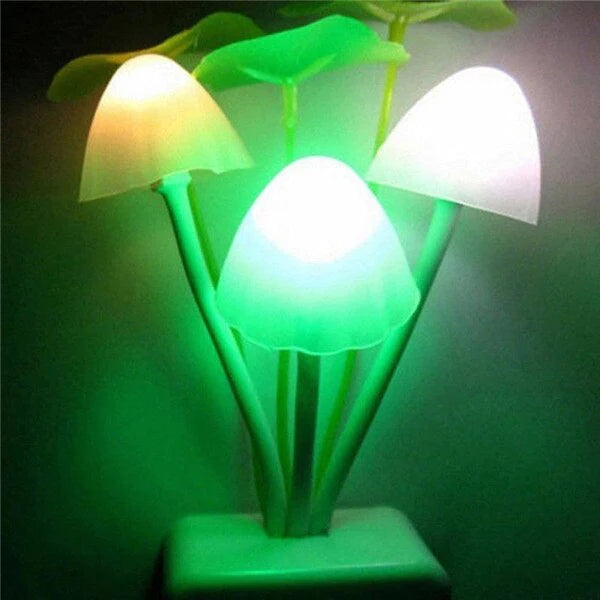 LED Mushroom Wall Light Blackbrdstore