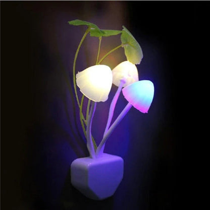 LED Mushroom Wall Light Blackbrdstore