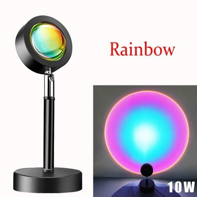 LED Sunset Projector Night Light Blackbrdstore