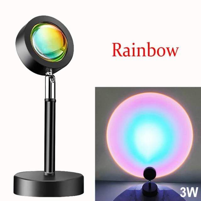 LED Sunset Projector Night Light Blackbrdstore