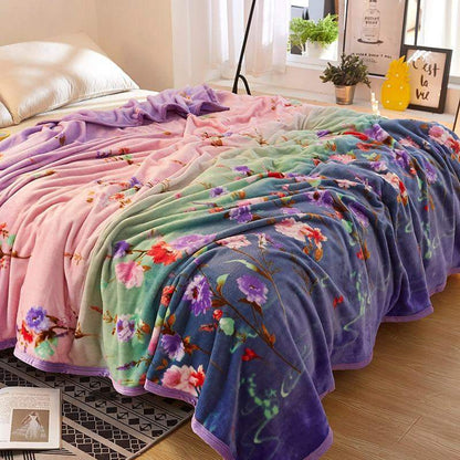 Layla Soft Flannel Blanket Blackbrdstore