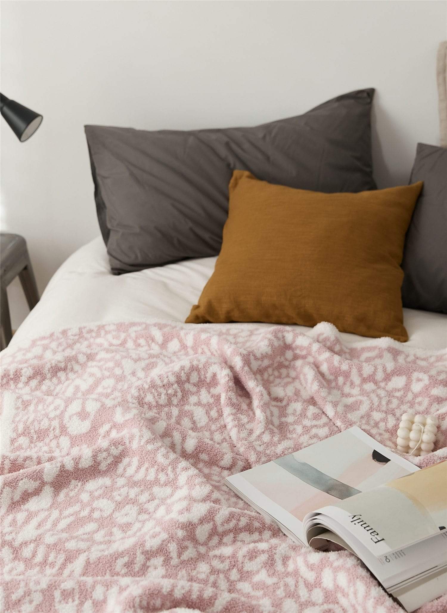 Leopard Print Throw Blankets Blackbrdstore