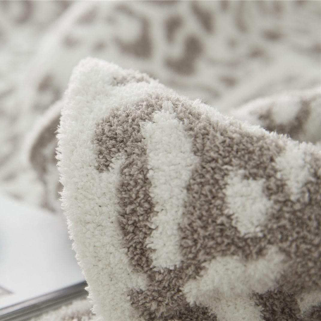 Leopard Print Throw Blankets Blackbrdstore