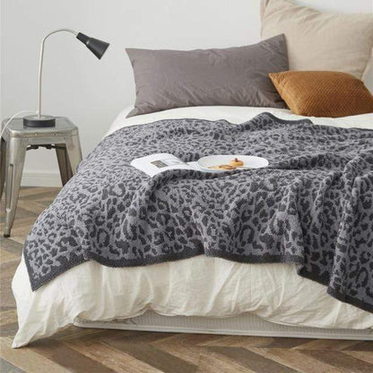 Leopard Print Throw Blankets Blackbrdstore