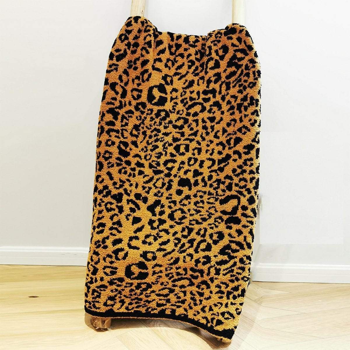Leopard Print Throw Blankets Blackbrdstore