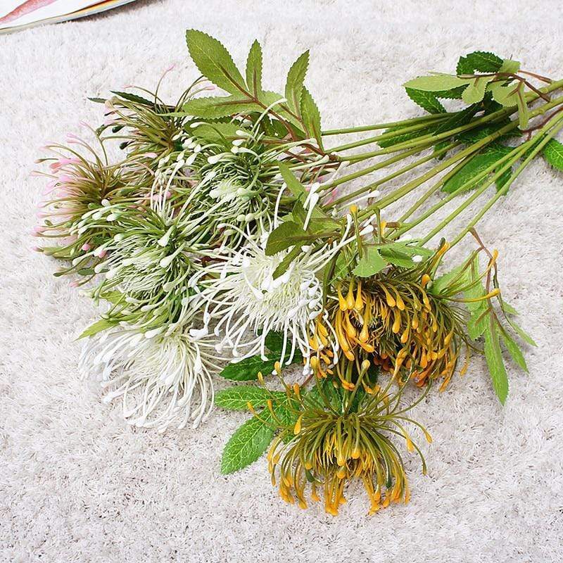 Leucospermum Artificial Flowers Blackbrdstore