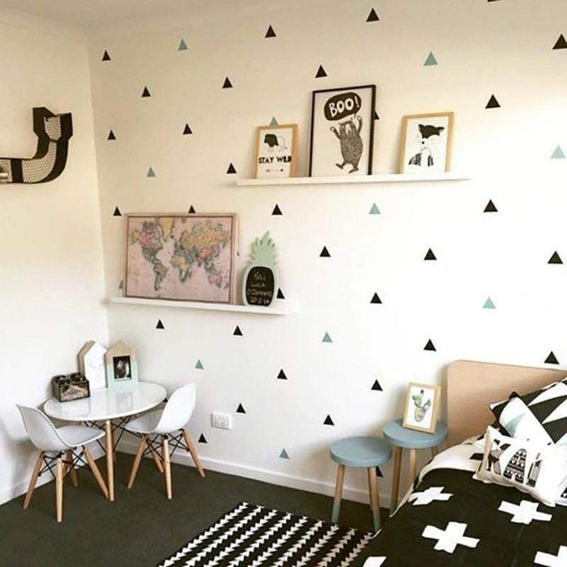 Little Triangles Wall Stickers Blackbrdstore