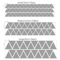 Little Triangles Wall Stickers Blackbrdstore