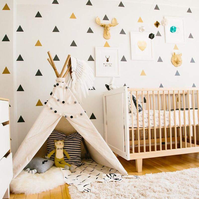Little Triangles Wall Stickers Blackbrdstore