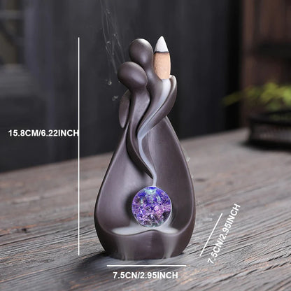 Lover's Waterfall Incense Burner Blackbrdstore