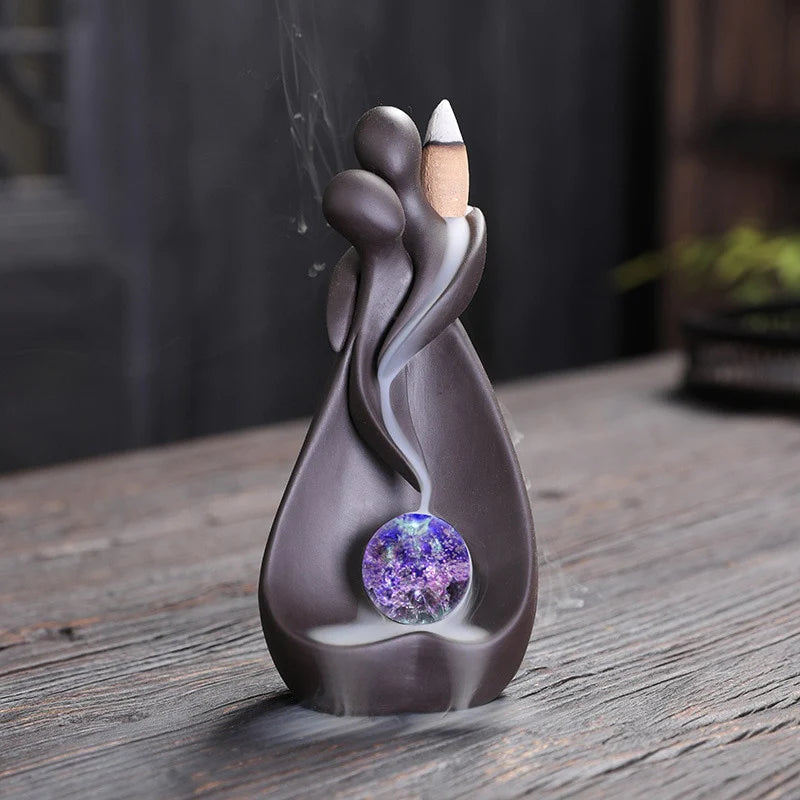 Lover's Waterfall Incense Burner Blackbrdstore