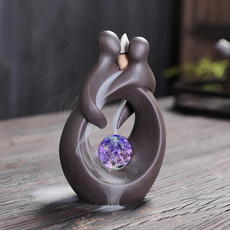 Lover's Waterfall Incense Burner Blackbrdstore