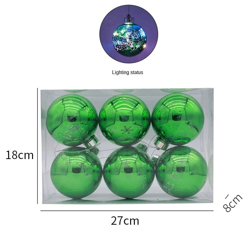 Luminous Christmas Tree Ball Blackbrdstore