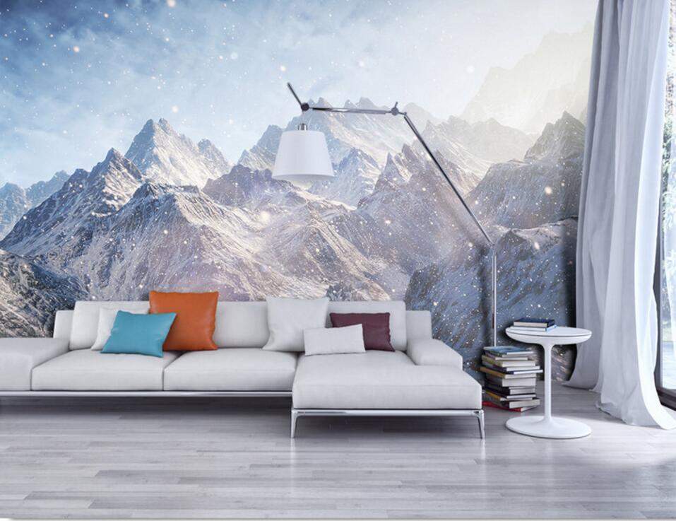 Majestic Kunlun Mountains Mural Blackbrdstore