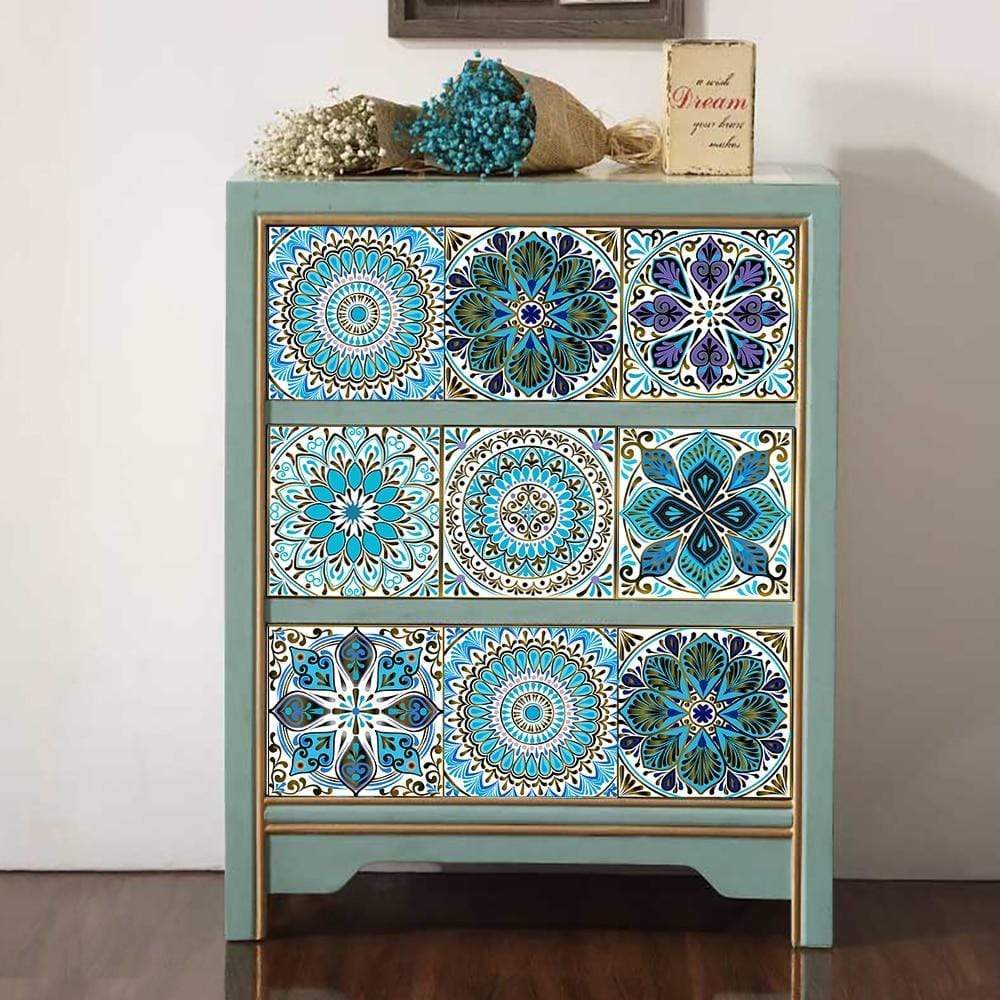 Mandala Crystal Wall Sticker Blackbrdstore