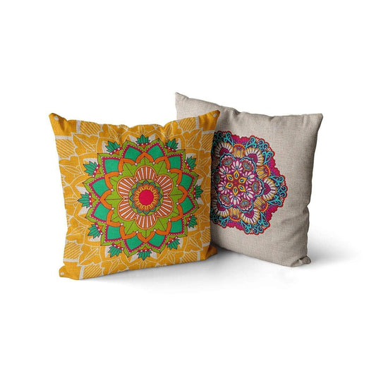 Mandala Cushion Cover Blackbrdstore