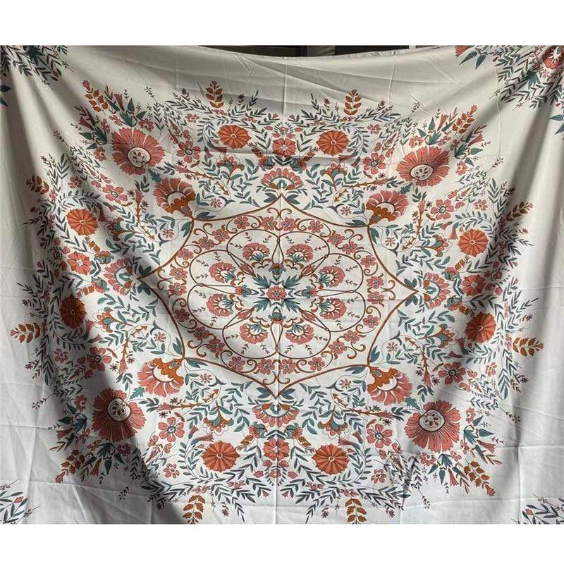 Mandala Floral Bohemian Tapestry Blackbrdstore