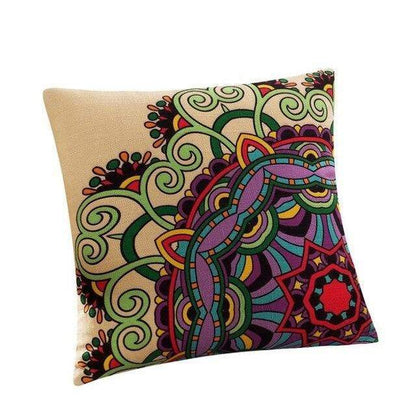 Mandala Pattern Cushion Cover Blackbrdstore