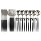 Matte Flatware Set Blackbrdstore