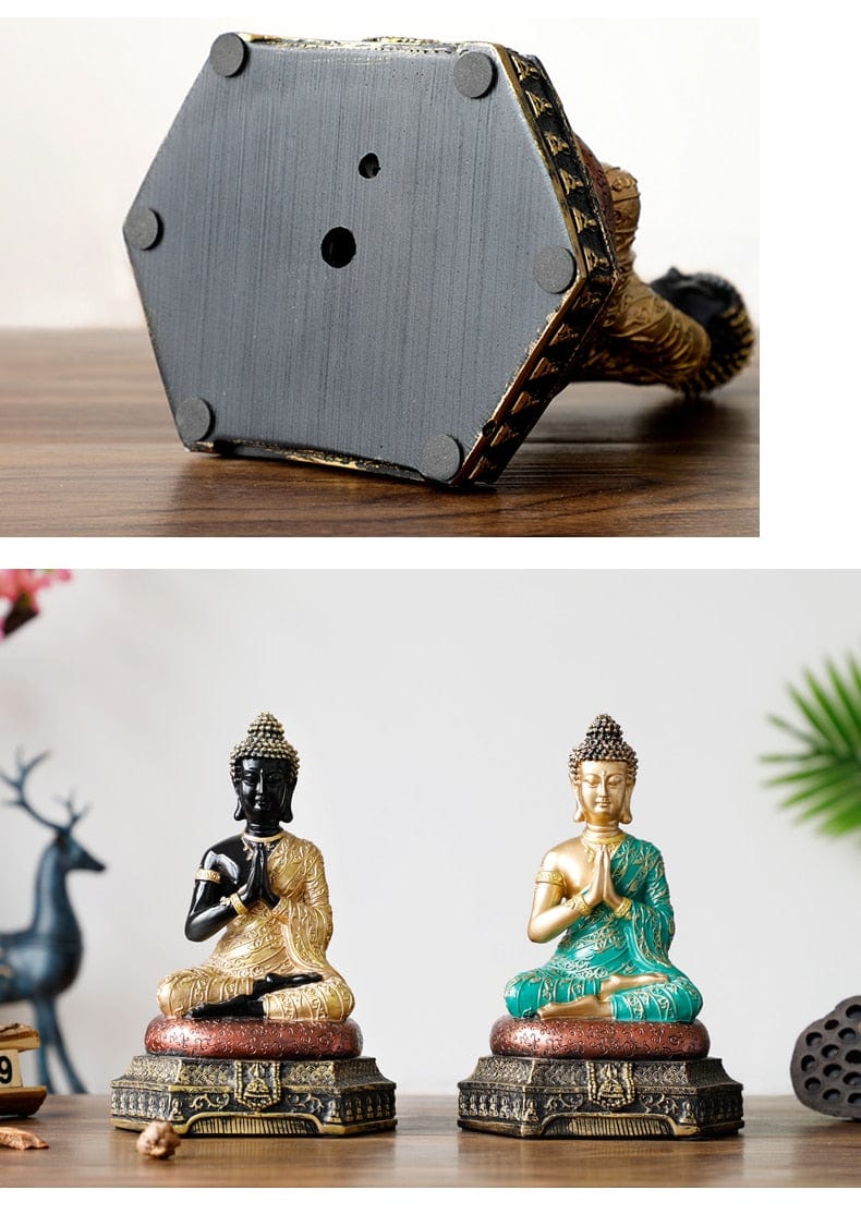 Meditating Buddha Statue Blackbrdstore