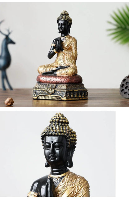 Meditating Buddha Statue Blackbrdstore