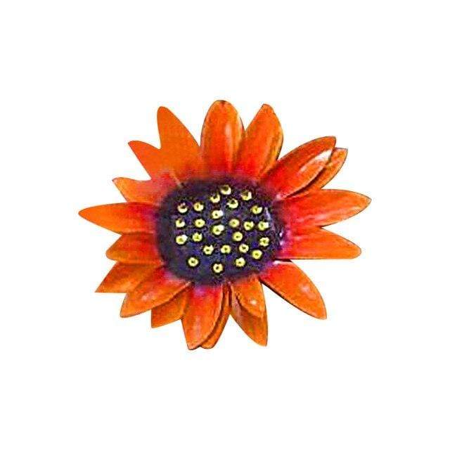 Metal Sunflowers Fence Decor Blackbrdstore