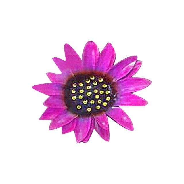 Metal Sunflowers Fence Decor Blackbrdstore