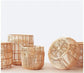 Mid-Century Rattan Laundry Basket Blackbrdstore