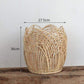 Mid-Century Rattan Laundry Basket Blackbrdstore